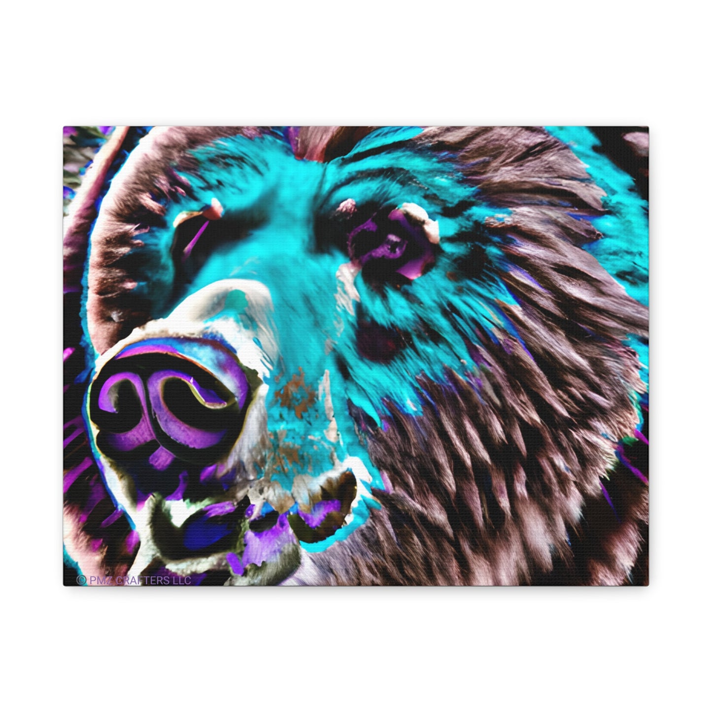 Canvas Gallery Wraps - Grizzle Bear 0001