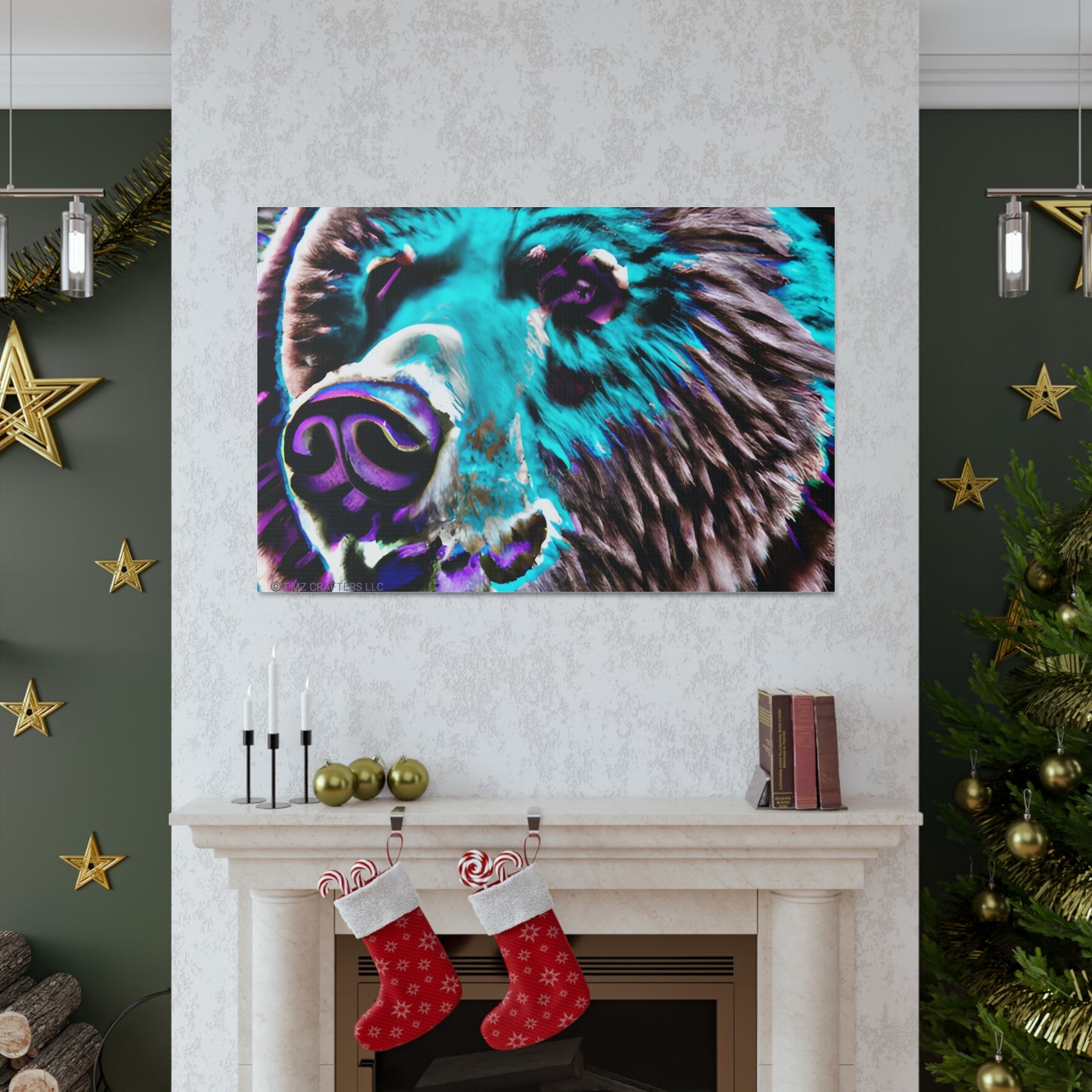 Canvas Gallery Wraps - Grizzle Bear 0001