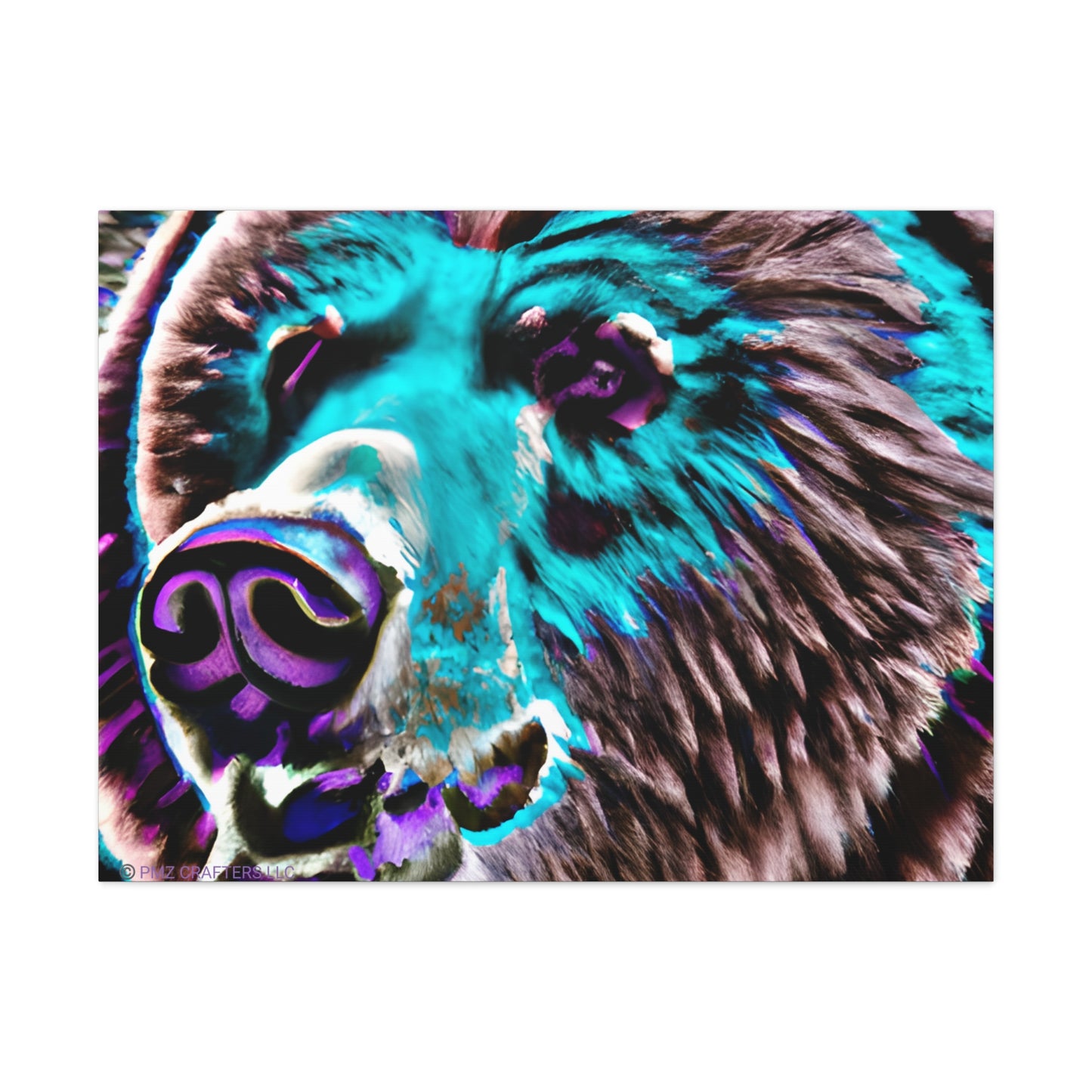 Canvas Gallery Wraps - Grizzle Bear 0001