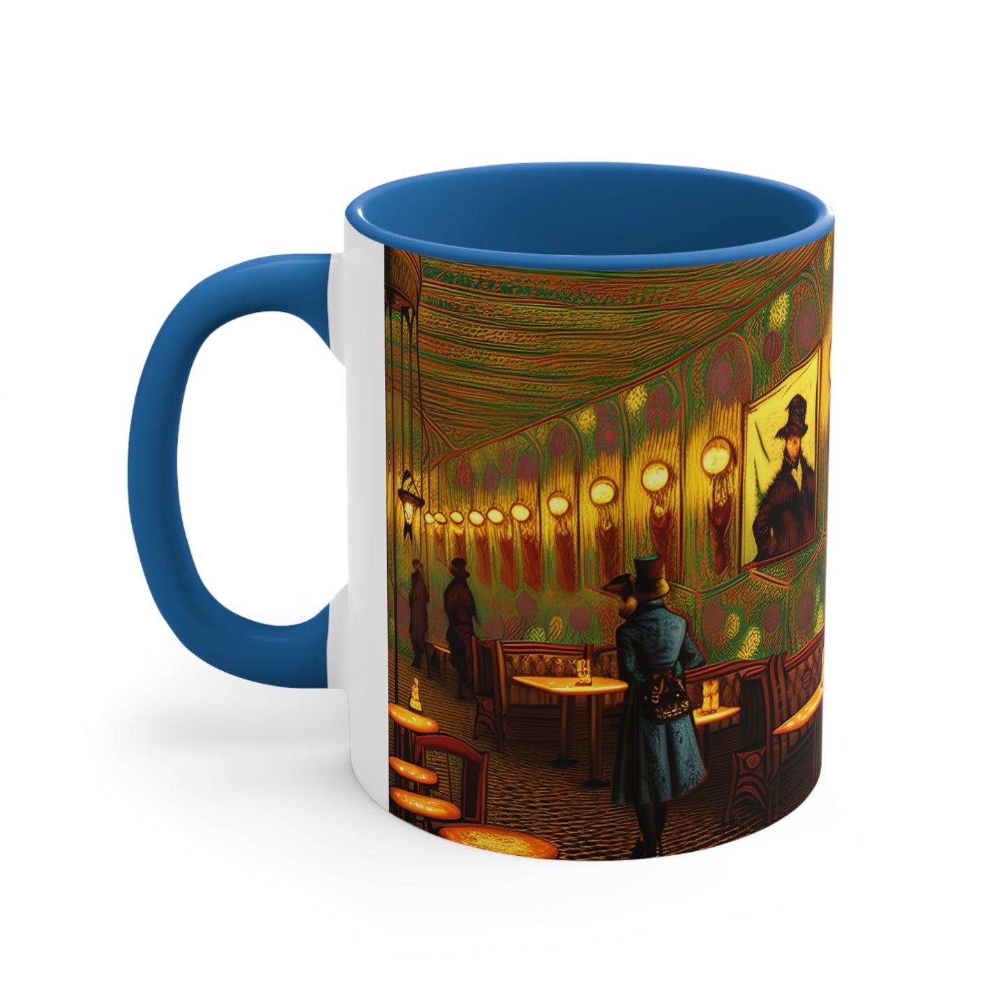 Accent Coffee Mug, 11oz -  Cafe Table Shadow 0001