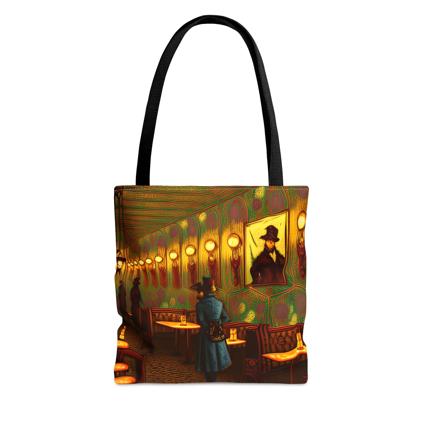 Tote Bag (AOP) - Cafe Table Shadows 0001