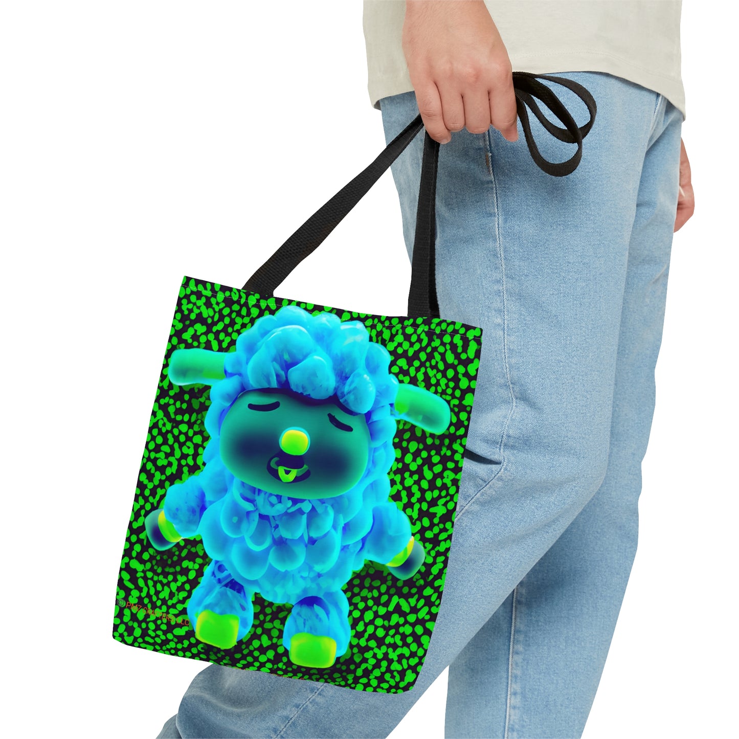 Tote Bag (AOP) - Deep Blue Sheep 0001