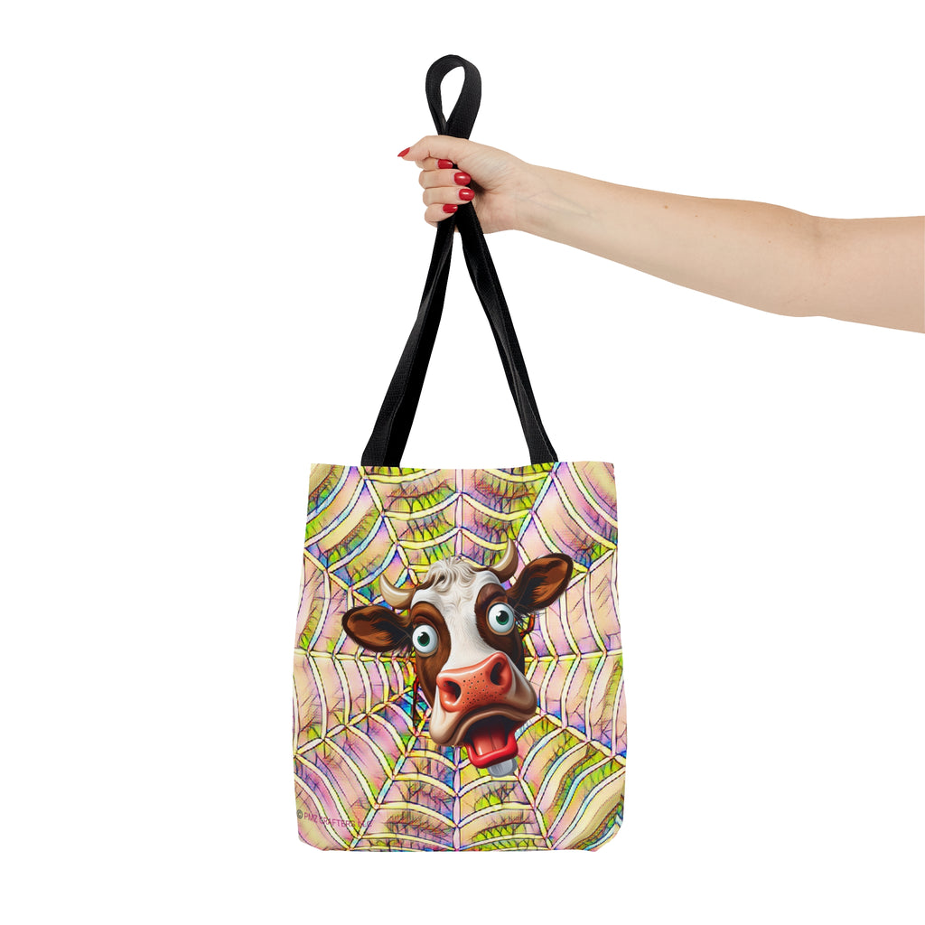 Tote Bag (AOP) - Spider Cow 0001