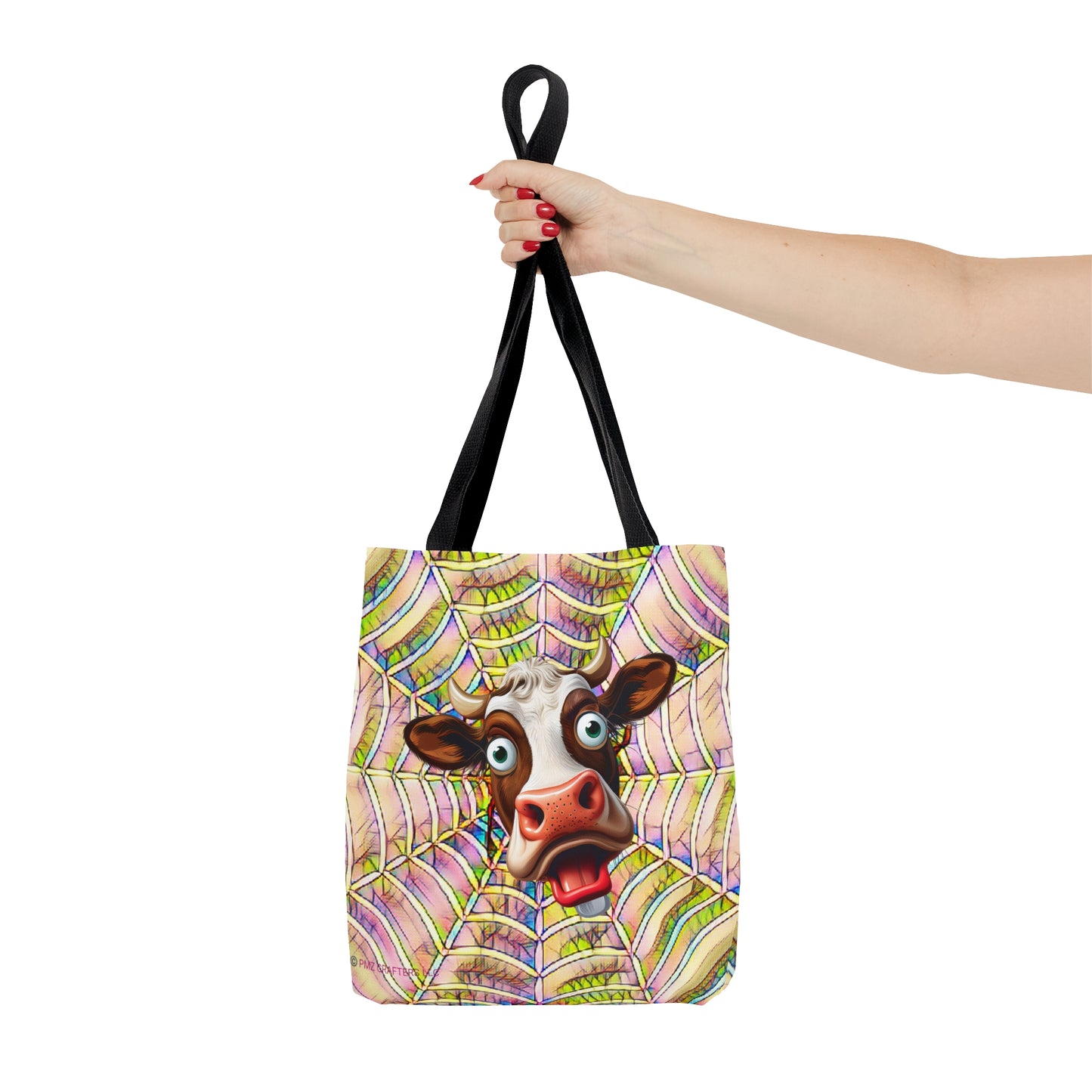 Tote Bag (AOP) - Spider Cow 0001