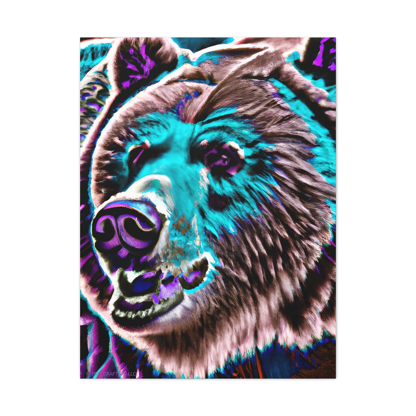 Canvas Gallery Wraps - Grizzle Bear 0001