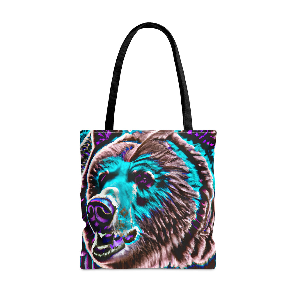 Tote Bag (AOP) - Grizzle Bear 0001