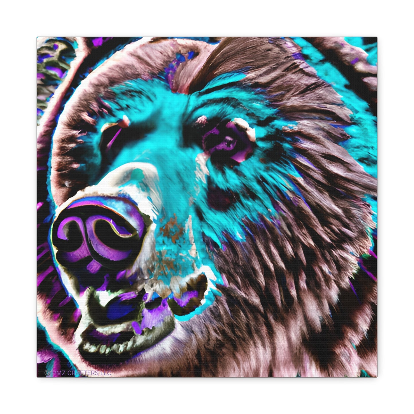 Canvas Gallery Wraps - Grizzle Bear 0001