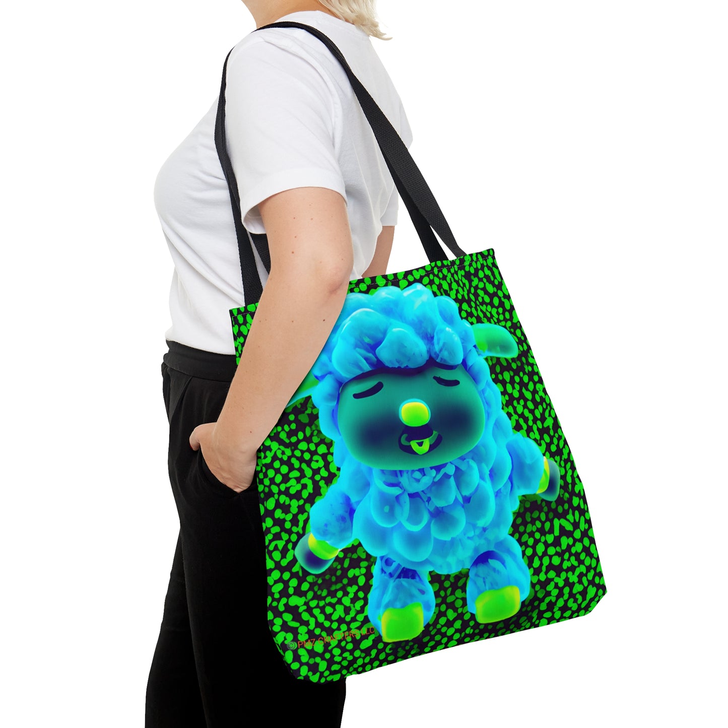Tote Bag (AOP) - Deep Blue Sheep 0001