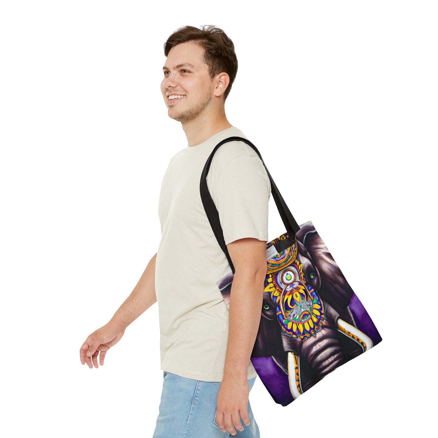 Tote Bag (AOP) - Majestic Elephant 0001