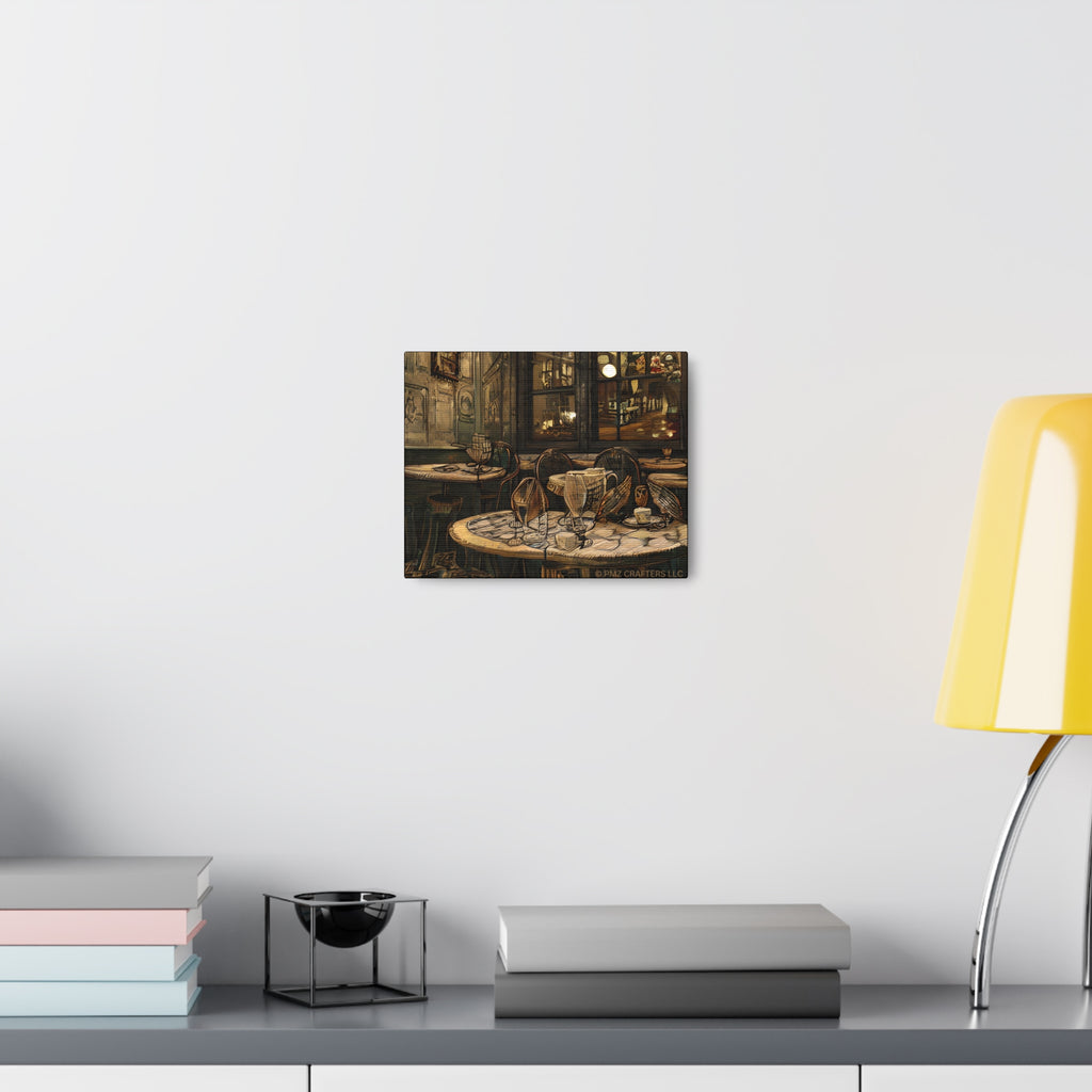 Canvas Gallery Wraps - Cafe Table Brown 0002