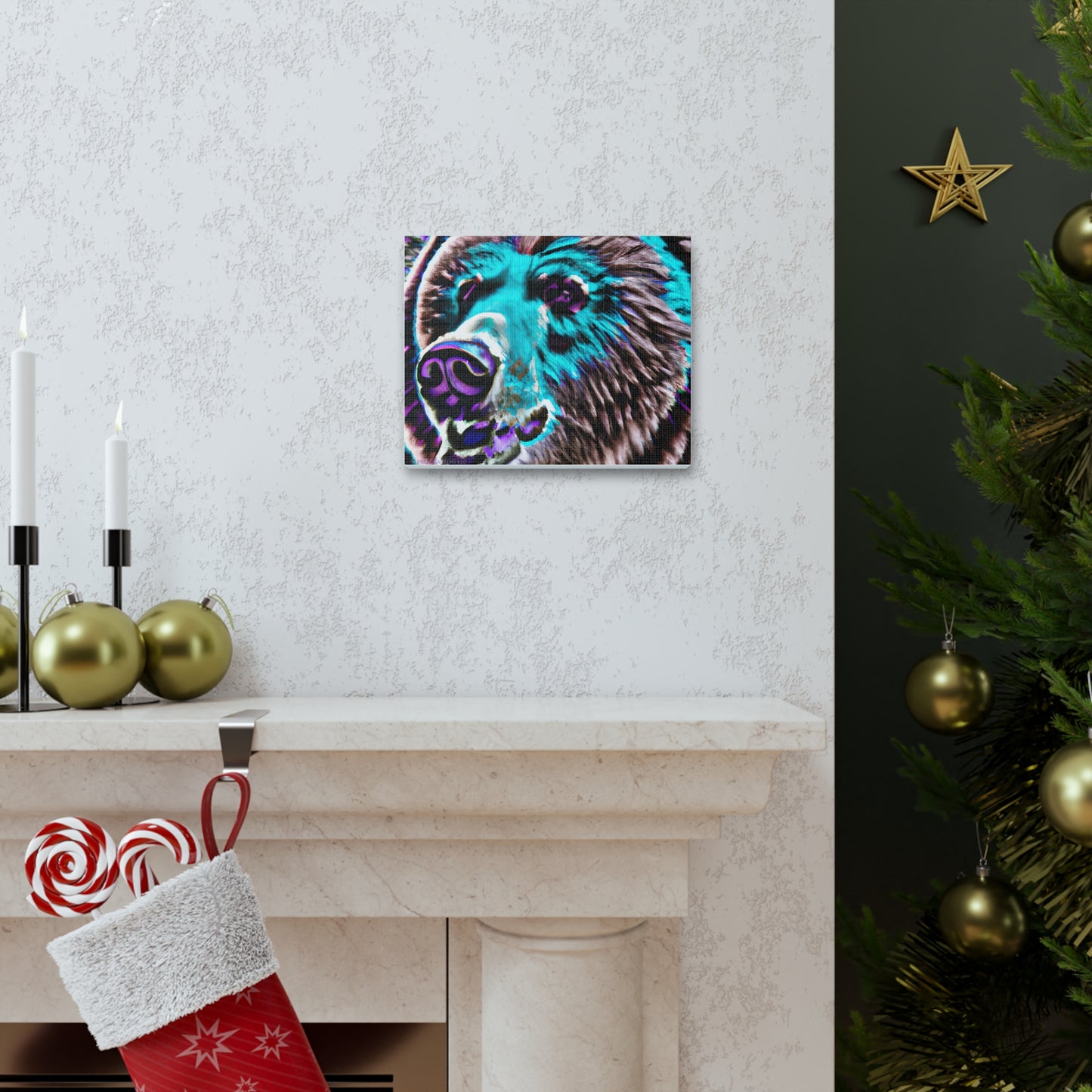 Canvas Gallery Wraps - Grizzle Bear 0001