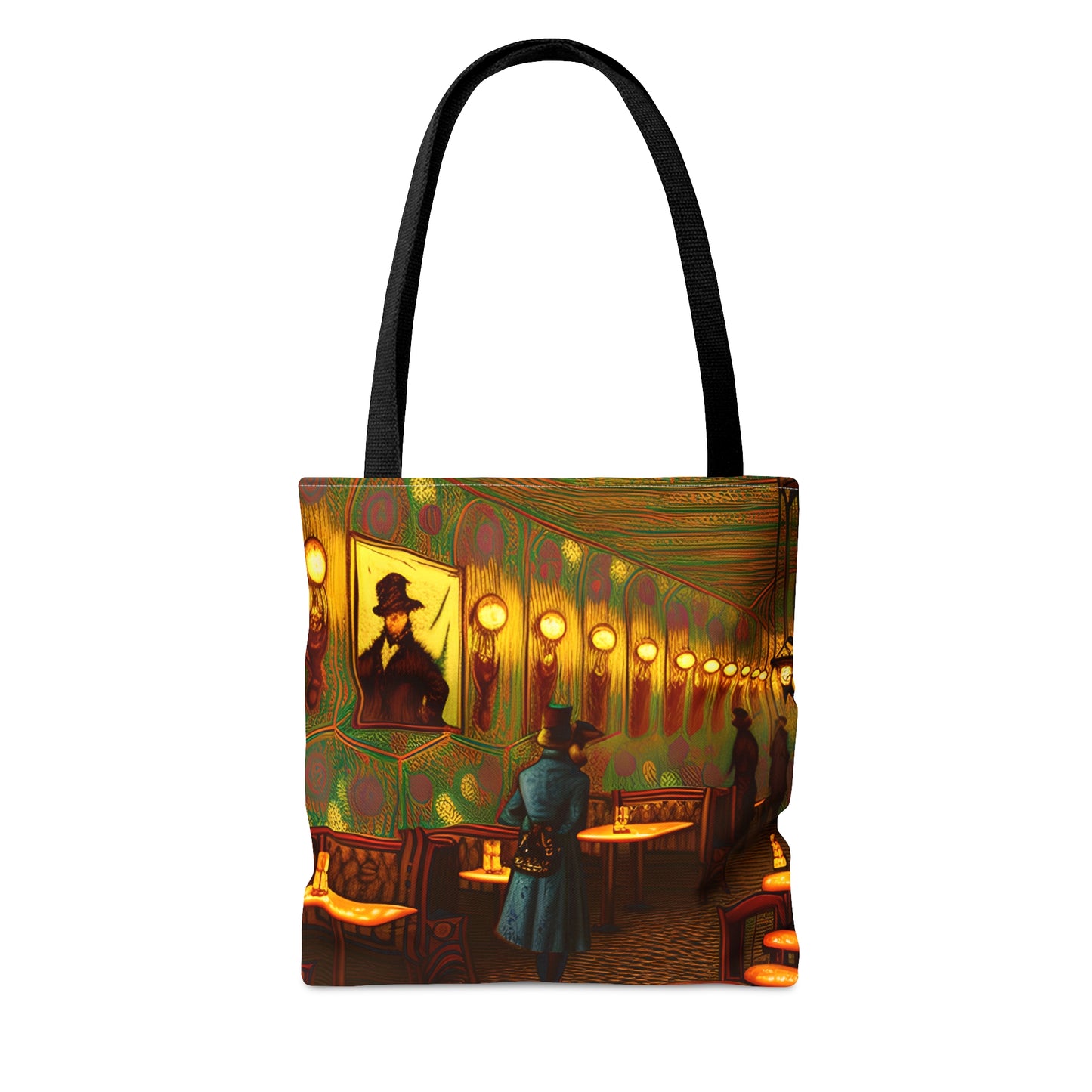 Tote Bag (AOP) - Cafe Table Shadows 0001