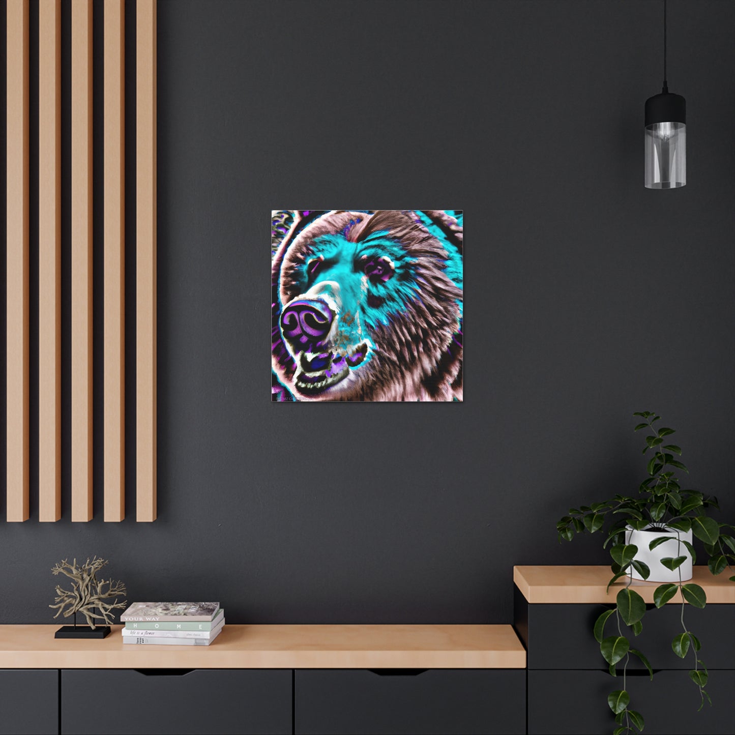 Canvas Gallery Wraps - Grizzle Bear 0001