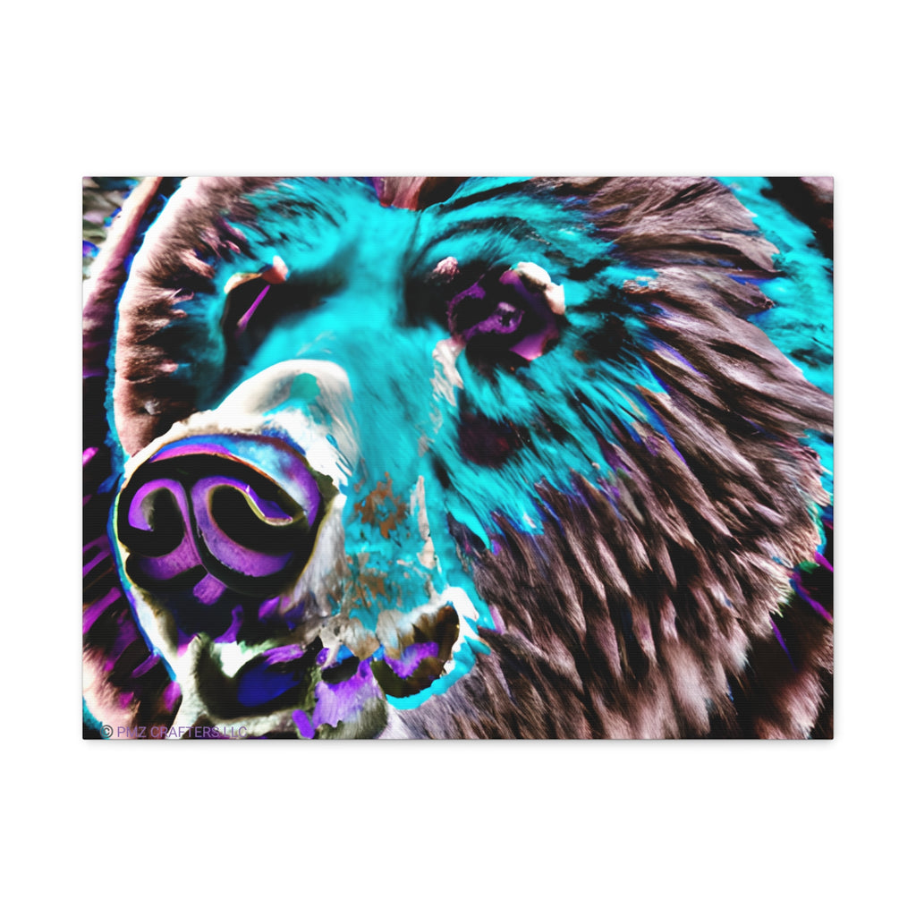 Canvas Gallery Wraps - Grizzle Bear 0001