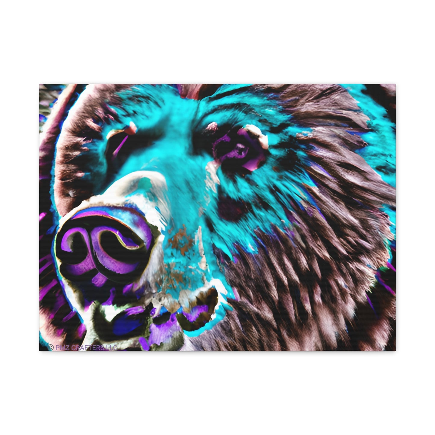 Canvas Gallery Wraps - Grizzle Bear 0001