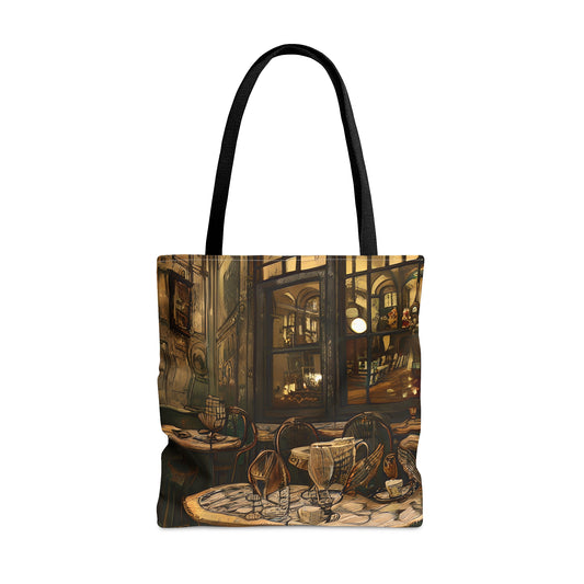 Tote Bag (AOP) - Cafe Table Brown 0001
