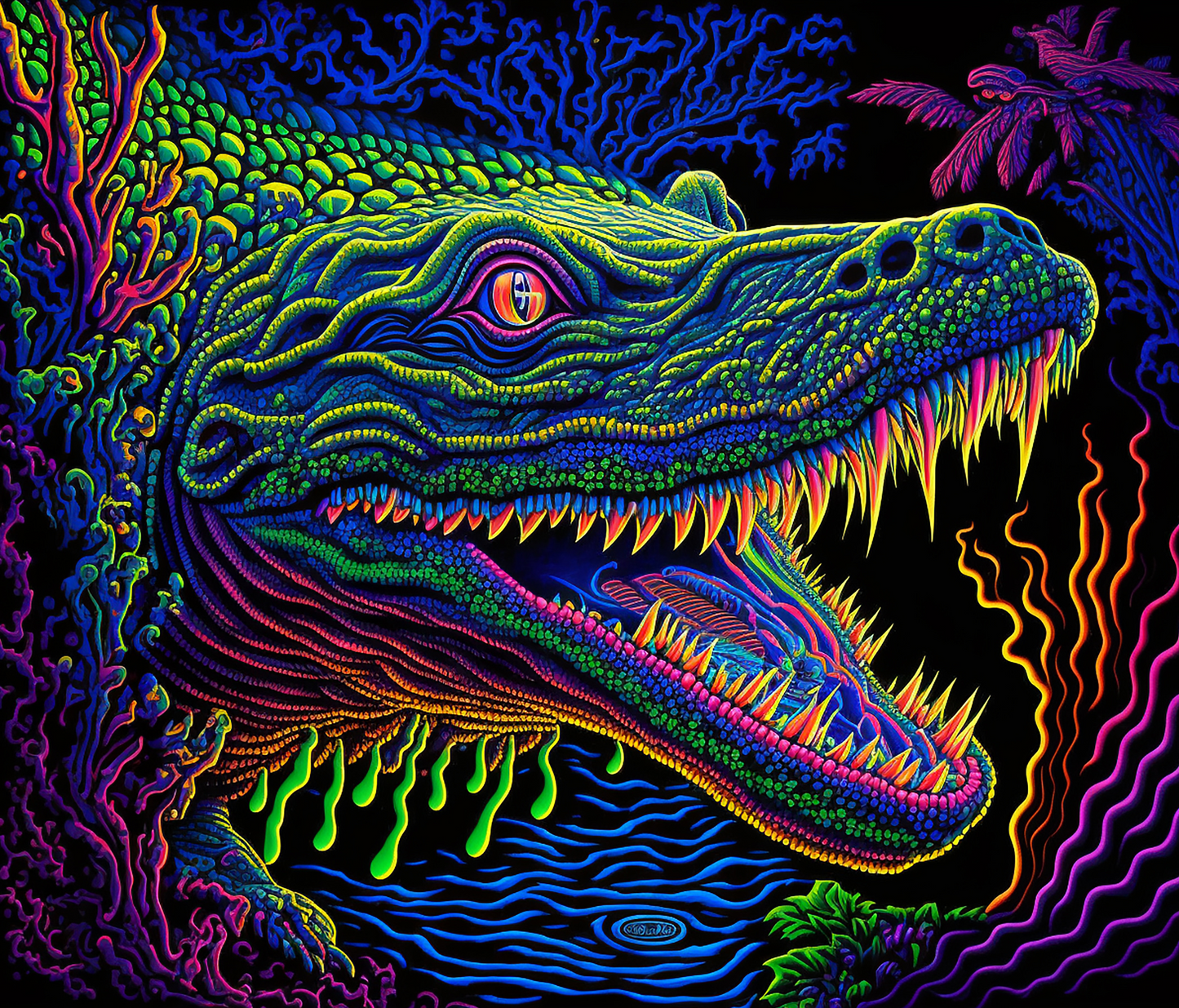 Custom T Shirt, Alligator 0001