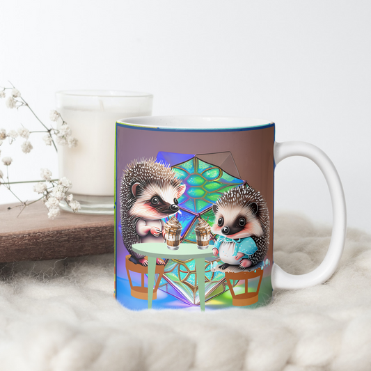 Custom Mug, 15 oz Hedgie0001