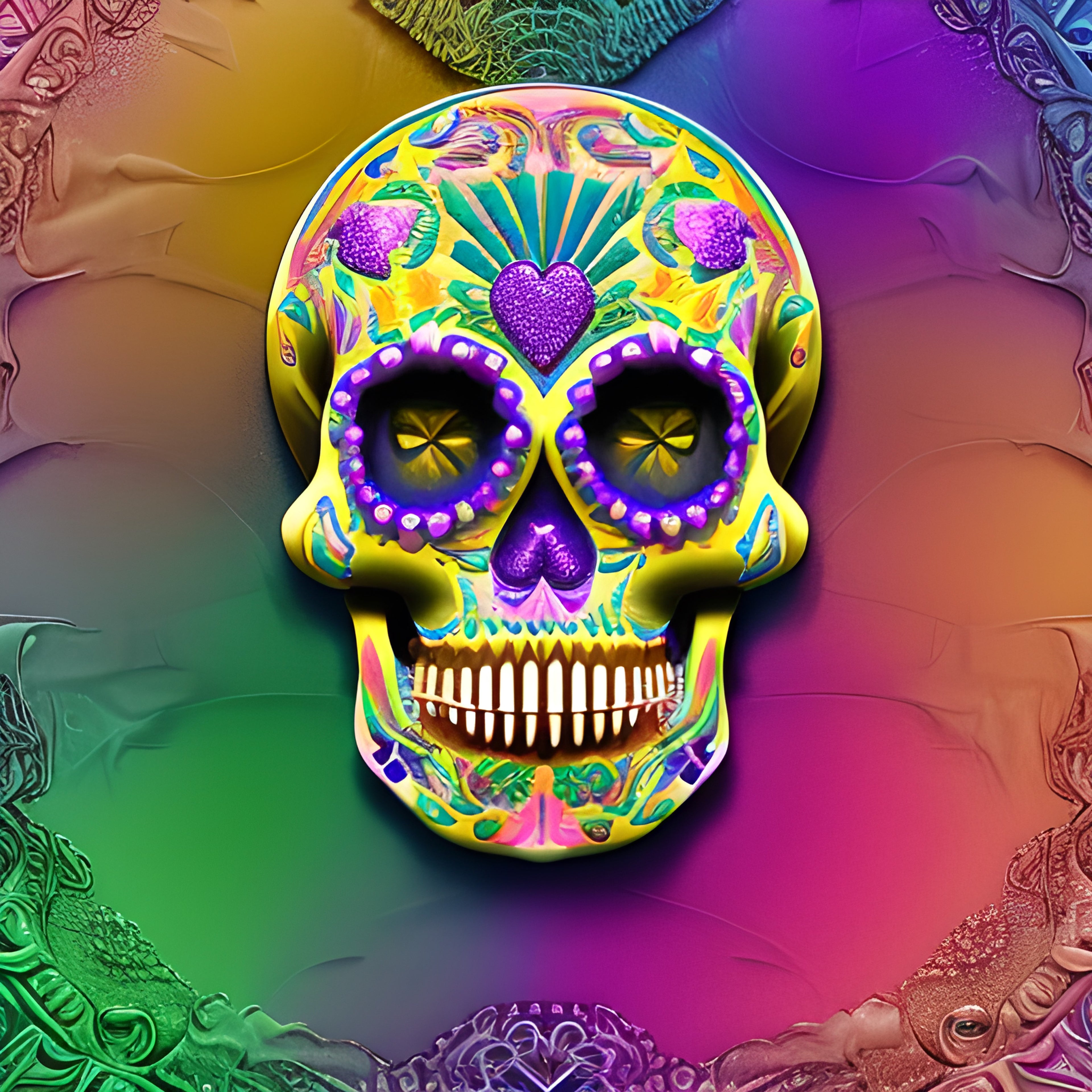 Custom T Shirt, Skull 001, Sublimation