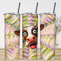 Custom Tumbler,  Spider Cow 0001