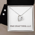 Forever Love Necklace and Cubic Zirconia Earring Set