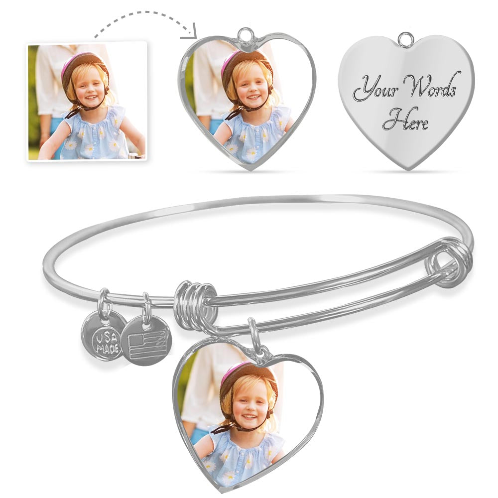 Heart Pendant - Custom Bangle 0001