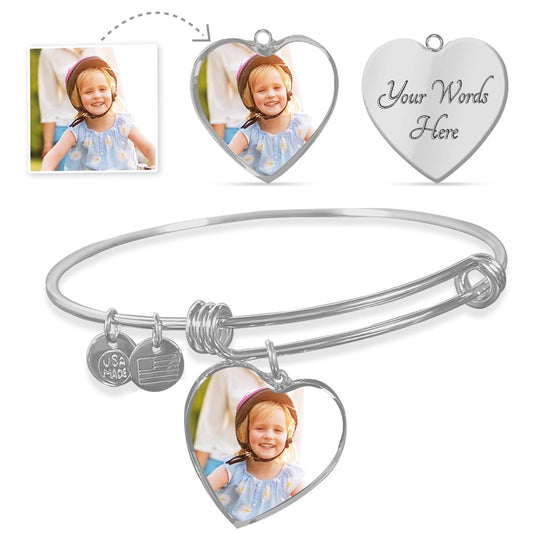 Heart Pendant - Custom Bangle 0001