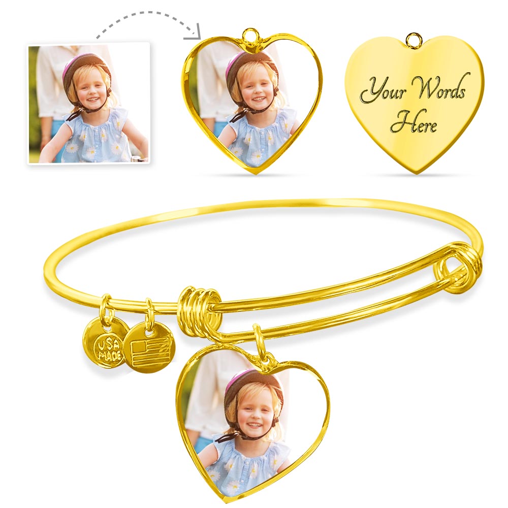 Heart Pendant - Custom Bangle 0001