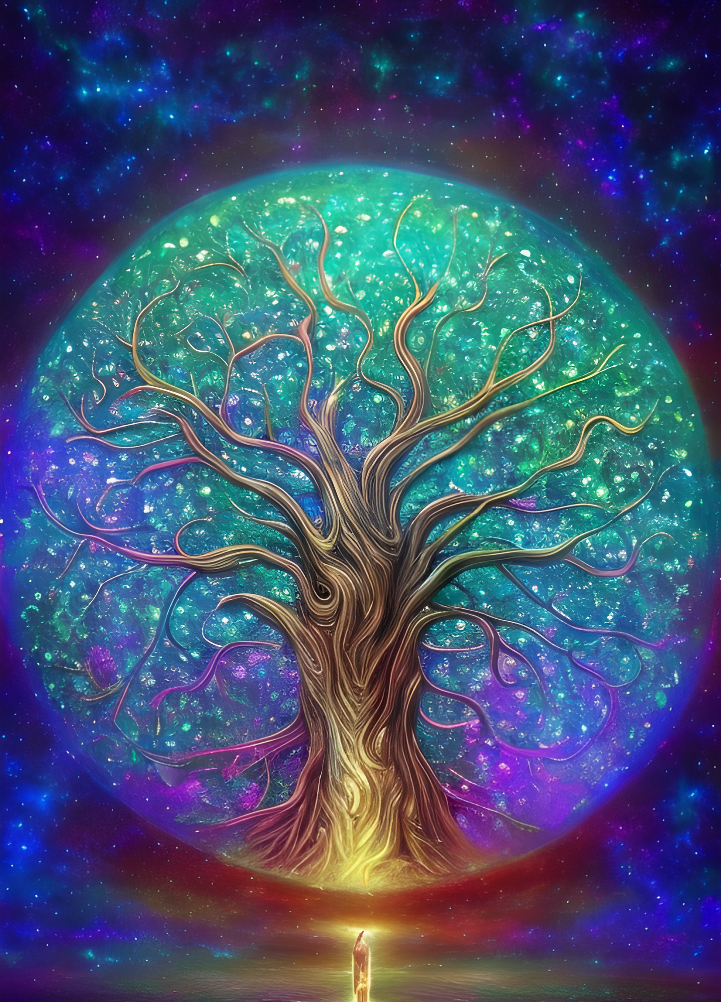 Tumbler, 20 oz, Tree of Life 0001, Custom Sublimation
