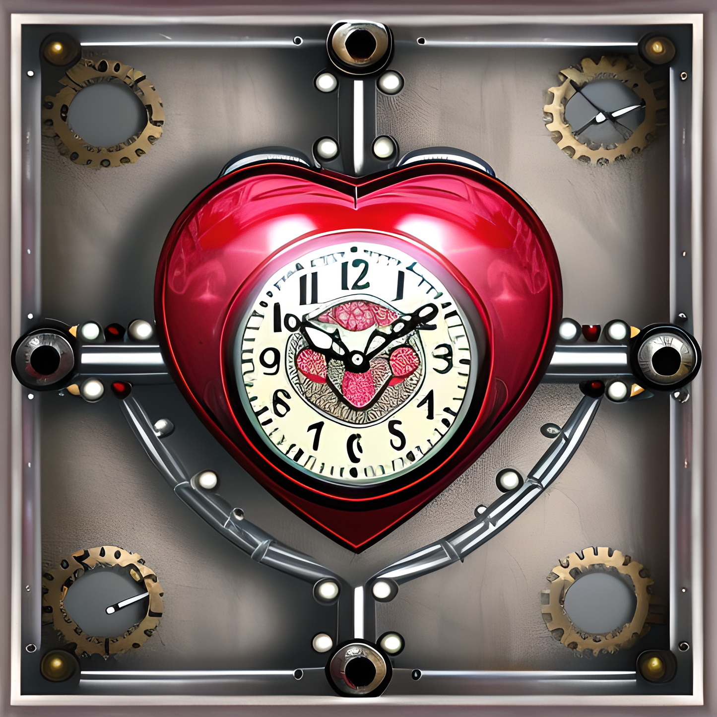 Custom Mug, 15 oz Bold Hearts 0003