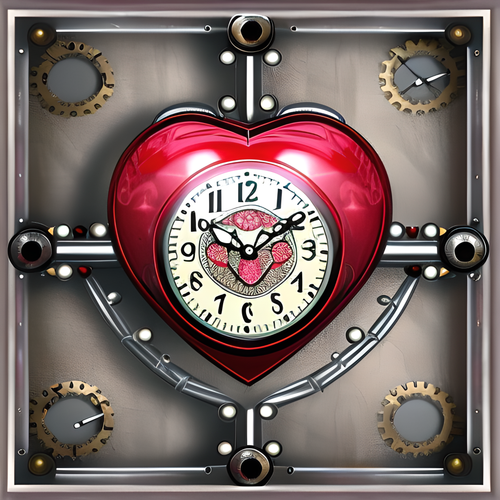Custom Mug, 15 oz Bold Hearts 0003