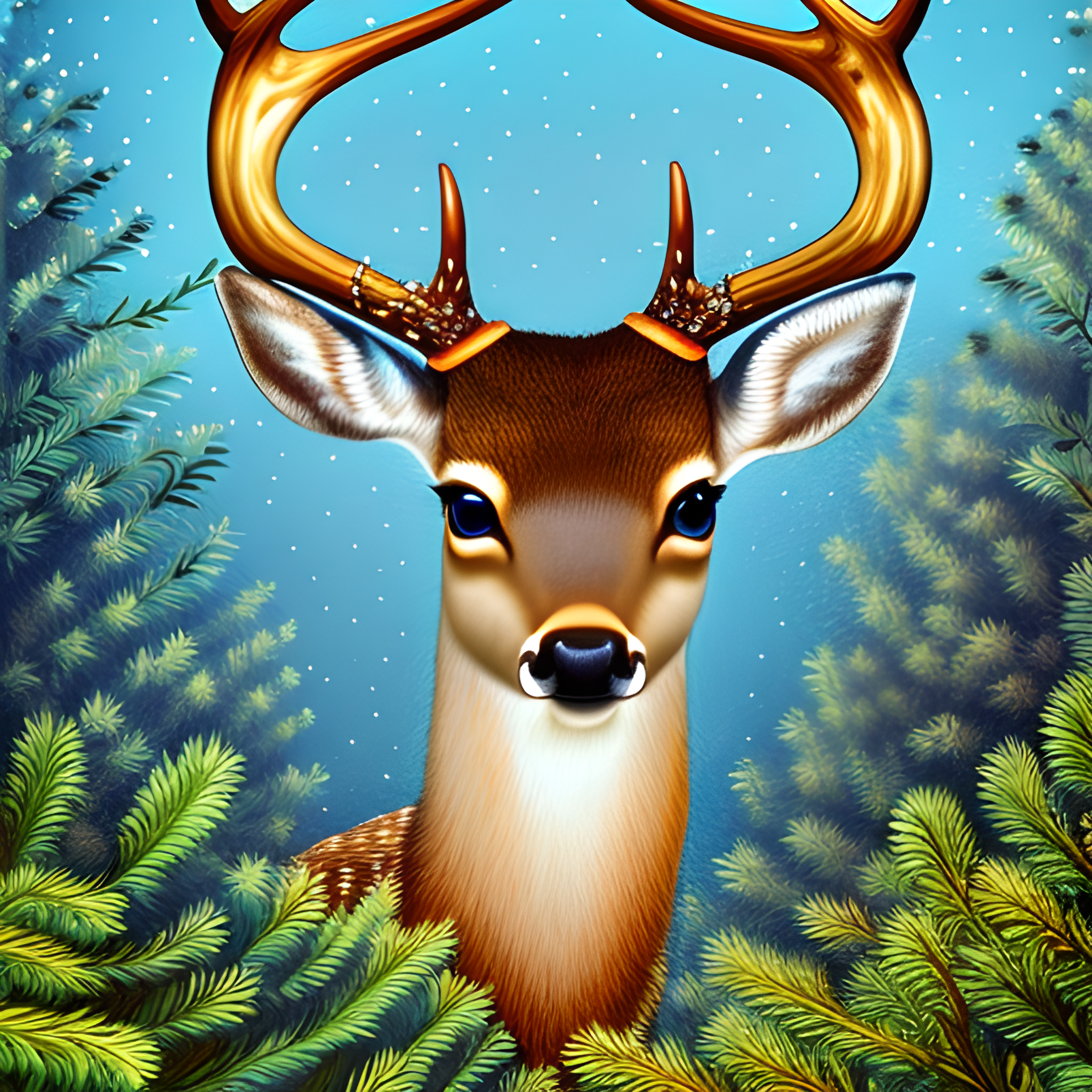 Custom Tumbler,  Deer 0001