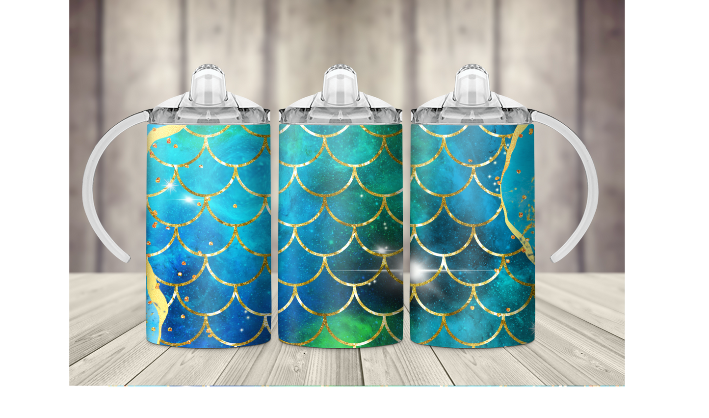 Kids Custom 12 oz Tumbler - Mermaid 0001 - Multiple Designs