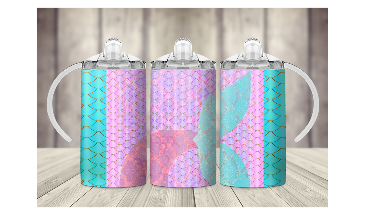 Kids Custom 12 oz Tumbler - Mermaid 0001 - Multiple Designs