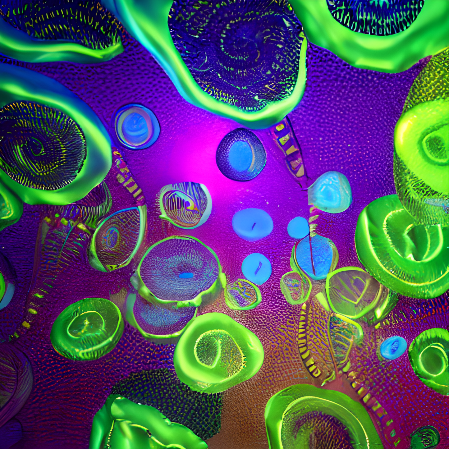 Custom Tumbler,  Vibrant Circles 0001