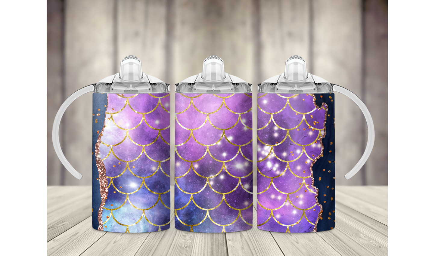 Kids Custom 12 oz Tumbler - Mermaid 0001 - Multiple Designs