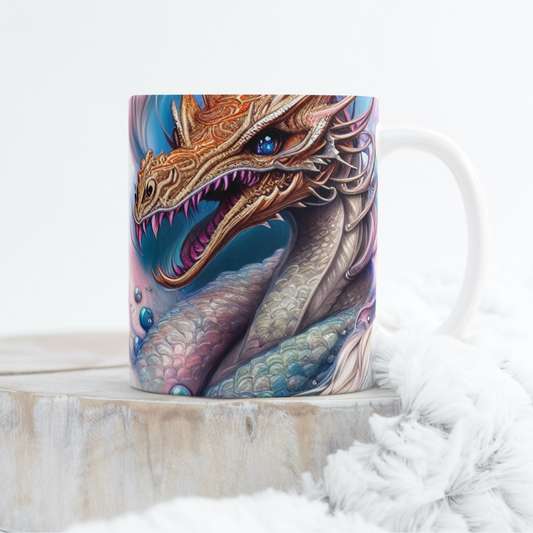 Custom Mug, 15 oz. Dragon 0001