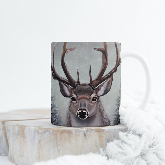 Custom Mug, 15 oz Majestic Deer 0001