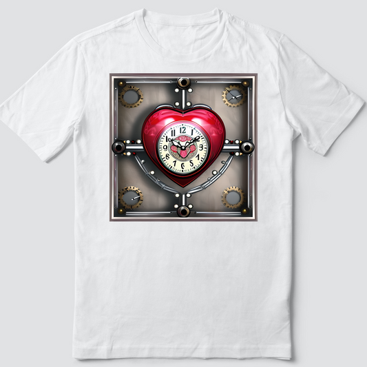 Custom T Shirt, Bold Hearts 0003, Sublimation