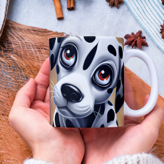 Custom Mug, 15 oz. Dalmatian 0001