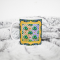 Custom Mug, 15 oz. Essence of Fleur de Blue & Green  0001