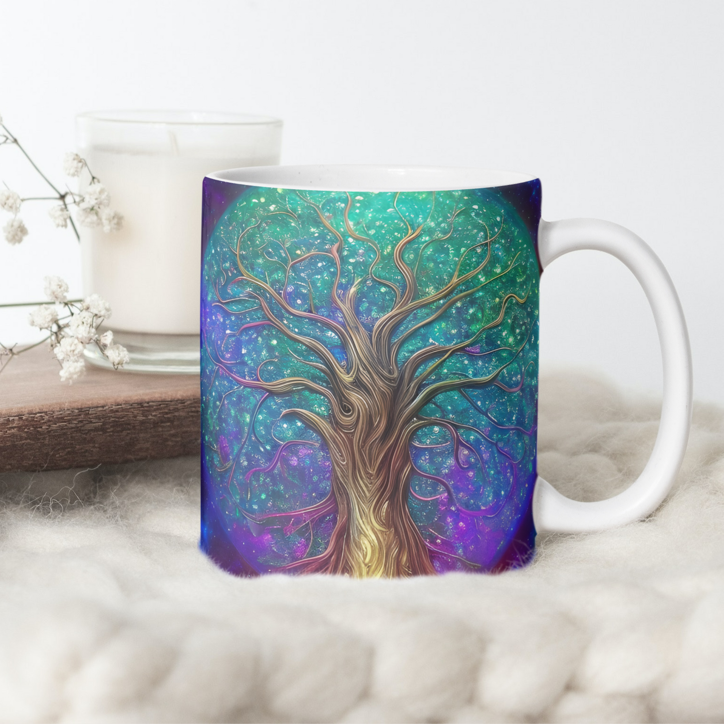 Custom Mug, 15 oz. Tree of Life 0001