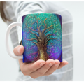 Custom Mug, 15 oz. Tree of Life 0001