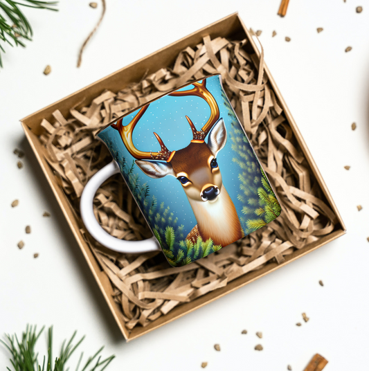 Custom Mug, 15 oz Deer 0001