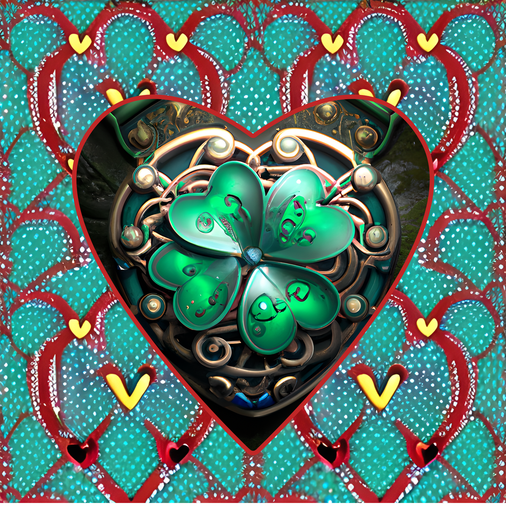 Custom Mug, 15 oz Shamrock Love 0001