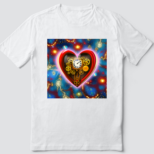 Custom T Shirt, Bold Hearts 0005, Sublimation