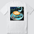 Custom T Shirt, Cafe Blue 0001, Sublimation