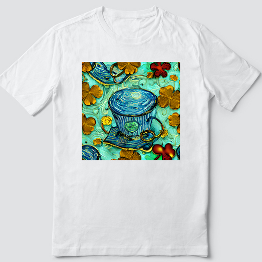 Custom T Shirt, Cafe Clover 0001, Sublimation