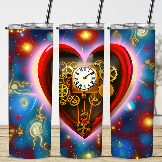 Custom Tumbler,  Bold Hearts 0005