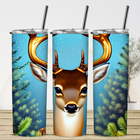 Custom Tumbler,  Deer 0001